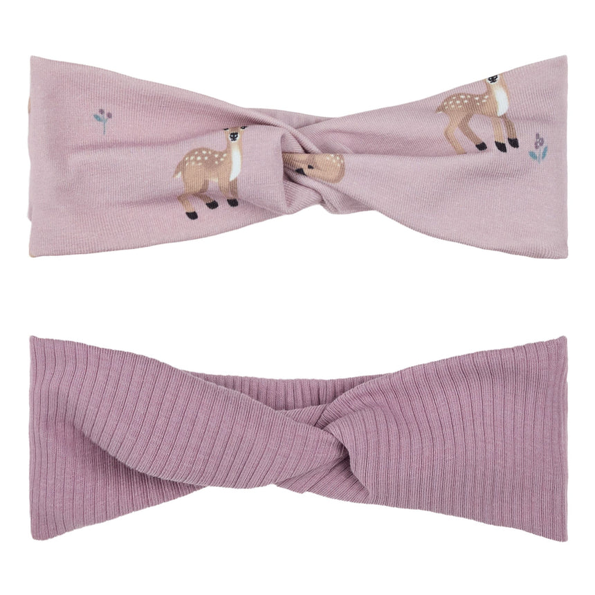 Bandeaux (2) Cerf Mûres 6-24mois-Firsts par Petit Lem-Lilas-6-12 m-FIT-26FGW35A15-CLÉMENT