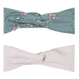 Bandeaux (2) Fleurs Mûres 6-24-Firsts par Petit Lem-Turquoise-6-12 m-FIT-26FGW35A16-CLÉMENT