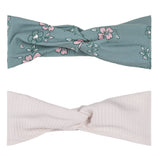 Bandeaux (2) Fleurs Mûres 6-24-Firsts par Petit Lem-Turquoise-6-12 m-FIT-26FGW35A16-CLÉMENT