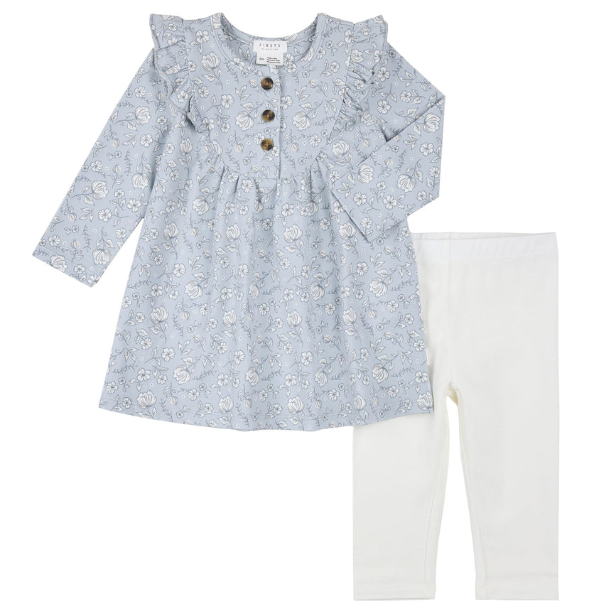 Ensemble Robe Patins 3-24mois-Firsts par Petit Lem-Bleu-3 m-FIT-26FGW37E28-CLÉMENT