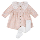 Robe Fleurs Patins 3-24mois-Firsts par Petit Lem-Rose-3 m-FIT-26FGW37E31-CLÉMENT