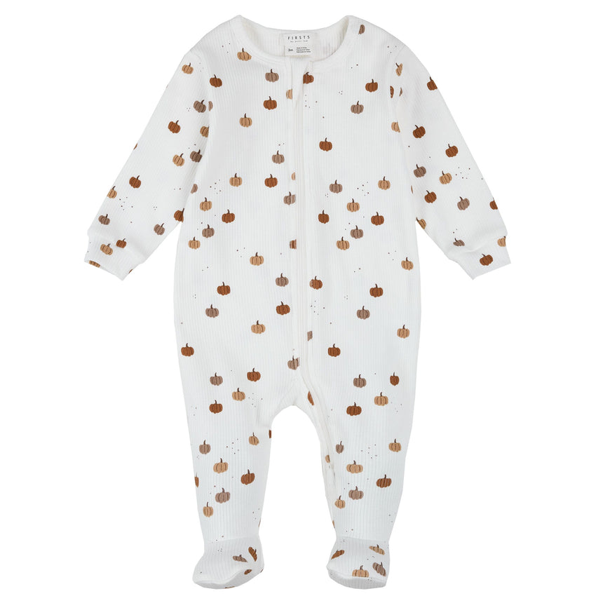Pyjama Citrouilles 0-12mois-Firsts par Petit Lem-Ivoire-0 m-FIT-26FRS35P03-CLÉMENT