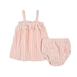 Robe Rayée Dauphins 3-24mois-Firsts par Petit Lem-Rose-3 m-FIT-26SGW36E04-CLÉMENT