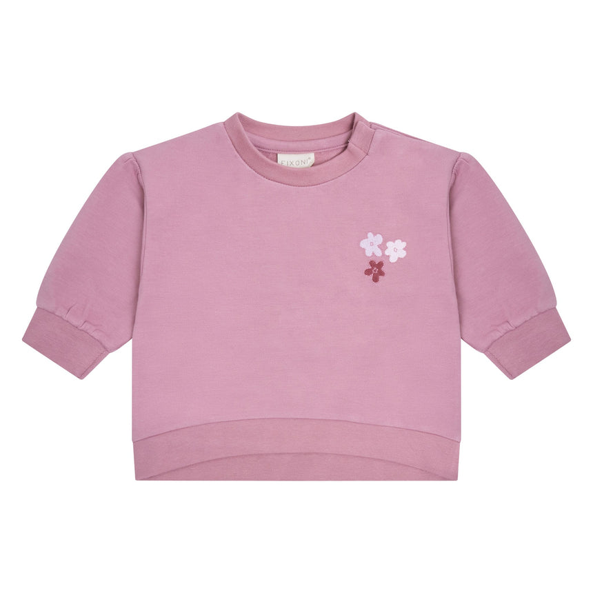 Gilet Ouaté Fleurs 6-24mois-Fixoni-Rose-6 m-FIX-423251-6180-CLÉMENT