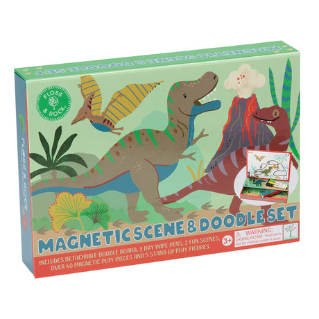 Ensemble Magnétique Dessin Dino-Floss & Rock-FLR-52P6252-CLÉMENT