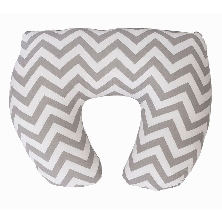 Housse Coussin d'Allaitement Baby Sitter - Chevron Gris-Jolly Jumper-FOR-243-14-CLÉMENT