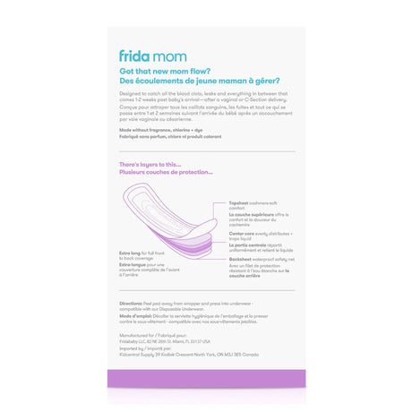 Serviettes Hygiénique Postpartum-Frida Mom-FR2-NF226-CLÉMENT