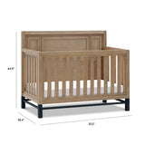 Couchette Convertible 4-en-1 Newbern - Bois-Franklin et Ben-FRB-B25801DF-CLÉMENT