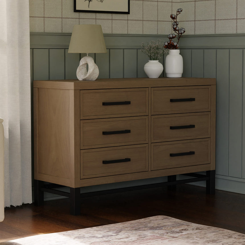Commode 6 tiroirs Newbern - Bois-Franklin et Ben-FRB-B25816DF-CLÉMENT