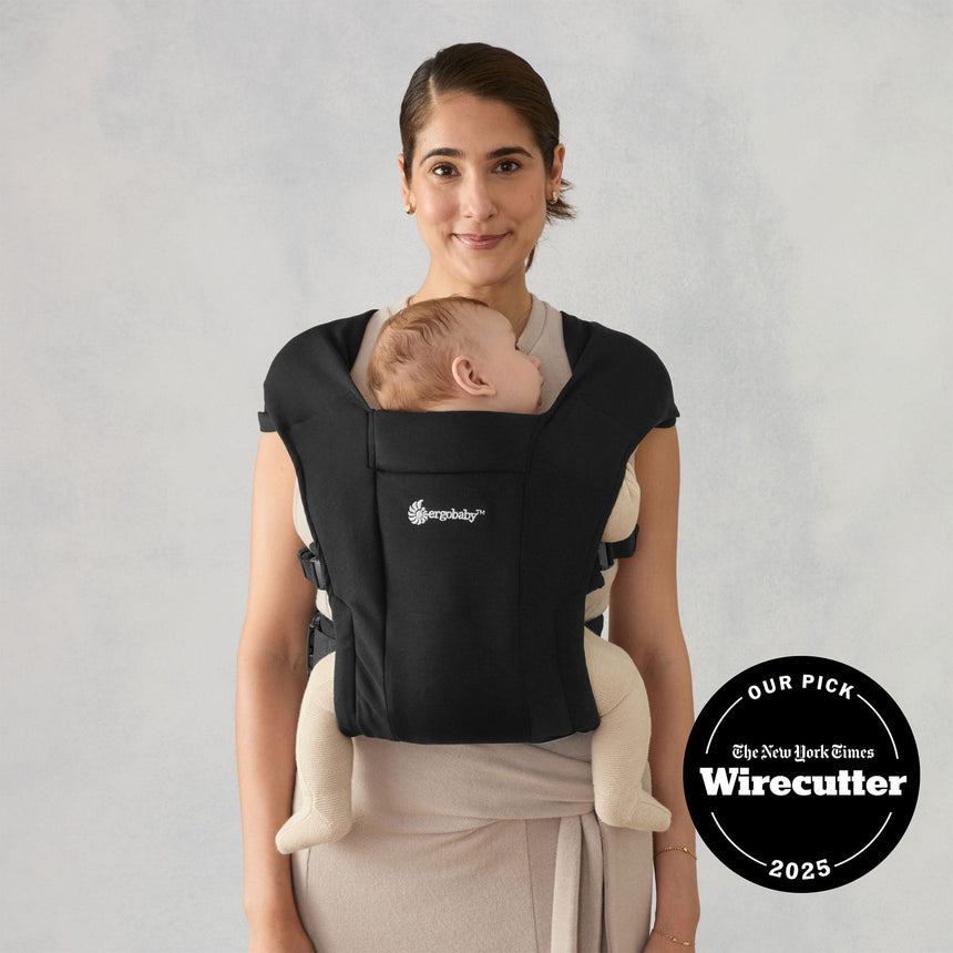 Porte-bébé Nouveau-Né Embrace - Noir Intense-Ergobaby-FUL-BCEMABLK-CLÉMENT