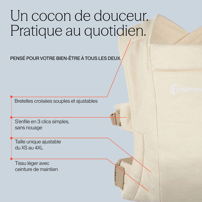 Porte-bébé Nouveau-Né Embrace - Noir Intense-Ergobaby-FUL-BCEMABLK-CLÉMENT