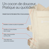 Porte-bébé Nouveau-Né Embrace - Crème-Ergobaby-FUL-BCEMACRM-CLÉMENT