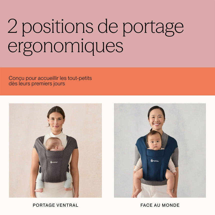 Porte-bébé Nouveau-Né Embrace - Crème-Ergobaby-FUL-BCEMACRM-CLÉMENT