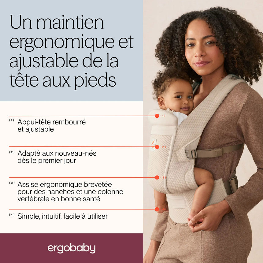 Porte-bébé Omni Lite - Beige Naturel-Ergobaby-FUL-BCOLTENATBGE-CLÉMENT