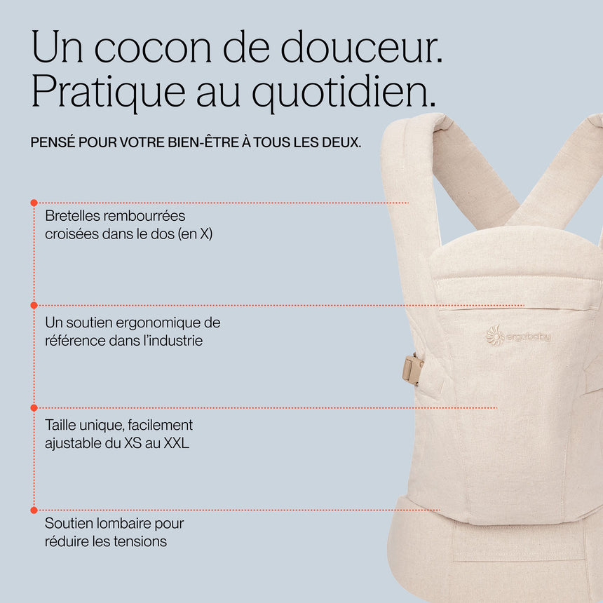 Porte-bébé Omni Lite - Slate Bleu-Ergobaby-FUL-BCOLTESLTBLU-CLÉMENT