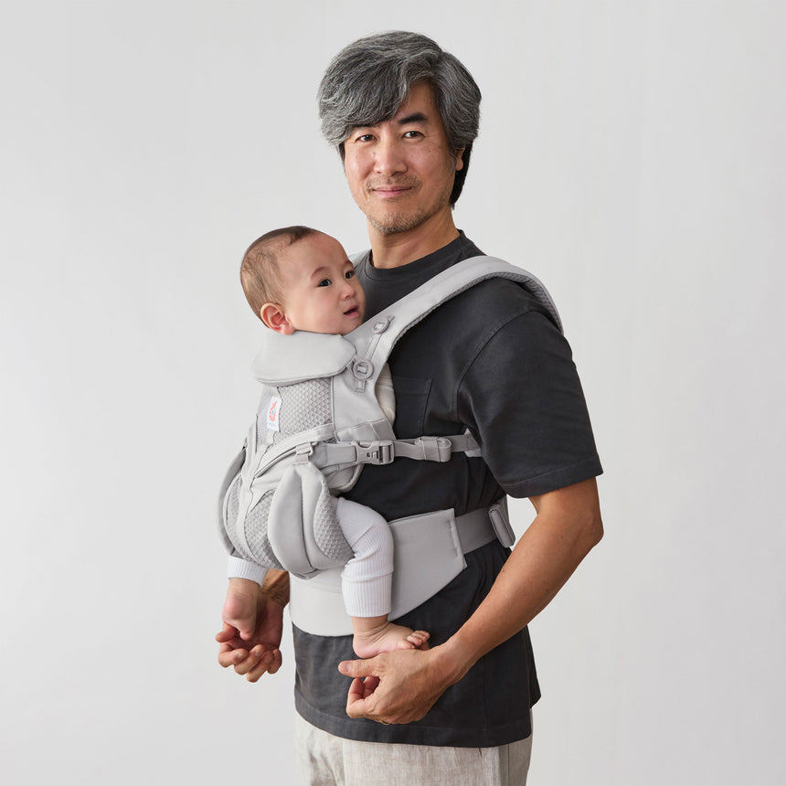 Porte-bébé Omni Classic Mesh - Gris Perle-Ergobaby-FUL-BCS360PGREY-CLÉMENT