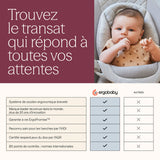 Siège Berçant Evolve 3-en-1 - Gris Pâle-Ergobaby-FUL-EVLBNCLTGRYN-CLÉMENT