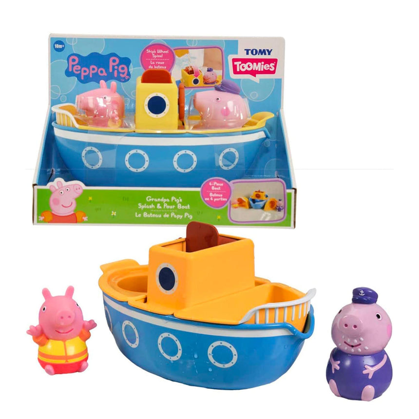 Jouet de Bain Bateau Peppa Pig-Lamaze-FYE-E73414-CLÉMENT