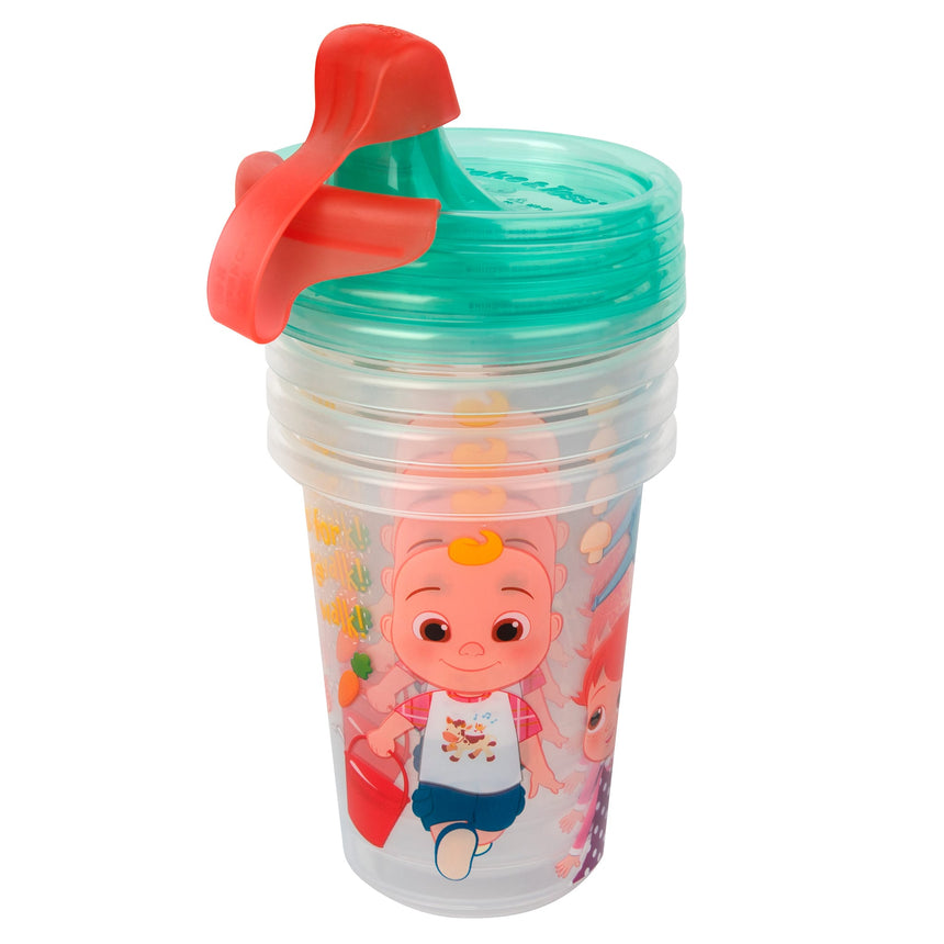 Gobelets (4) à Bec Cocomelon 10oz-Lamaze-FYE-Y11730-CLÉMENT
