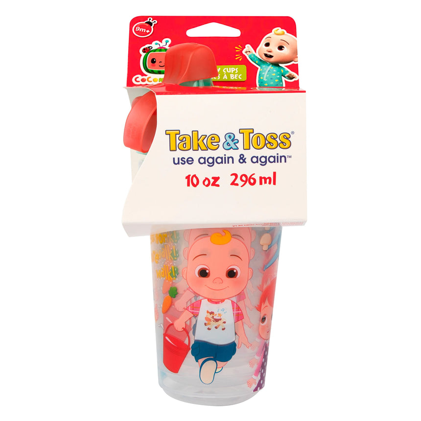 Gobelets (4) à Bec Cocomelon 10oz-Lamaze-FYE-Y11730-CLÉMENT