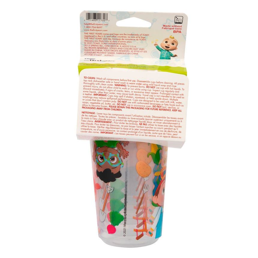 Gobelets (4) à Bec Cocomelon 10oz-Lamaze-FYE-Y11730-CLÉMENT