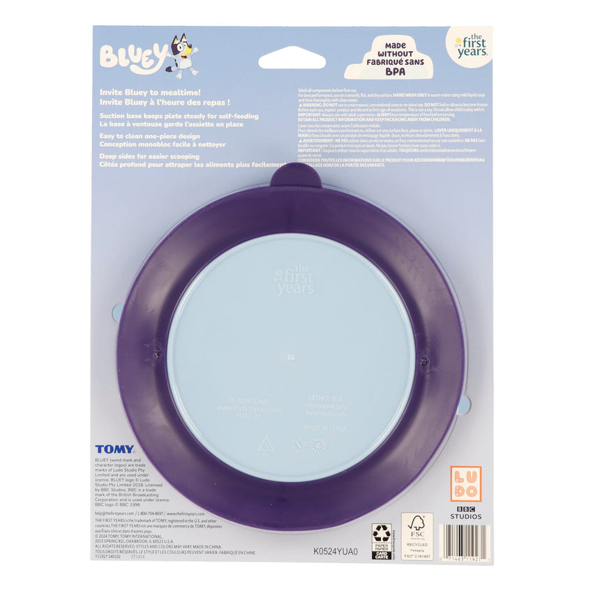Assiette à Suction Bluey-The First Years-FYE-Y11927-CLÉMENT