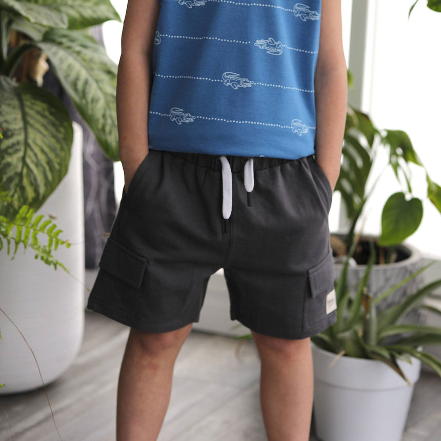 Short Cargo Charcoal 2-8ans-Camp by Birdz-NAS-CLSPKB673-GU-CLÉMENT