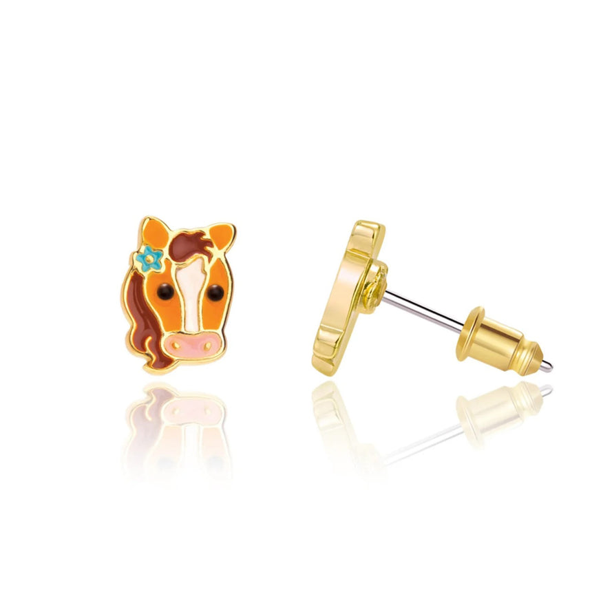 Boucles D'oreille Joli Poney-Girl Nation-GLN-GN-J531S-CLÉMENT