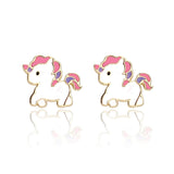 Boucles D'oreille Licorne Magie-Girl Nation-GLN-GN-J537S08-CLÉMENT