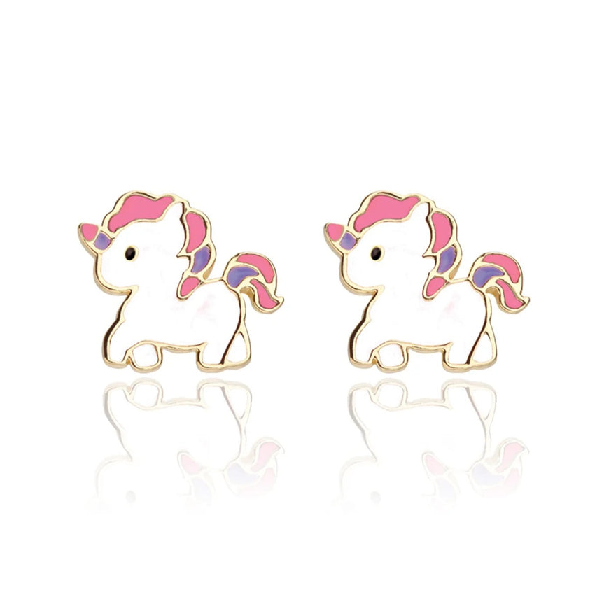 Boucles D'oreille Licorne Magie-Girl Nation-GLN-GN-J537S08-CLÉMENT