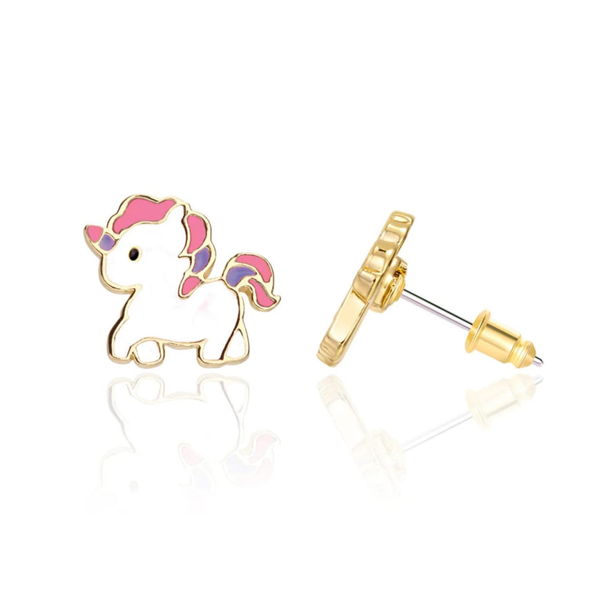 Boucles D'oreille Licorne Magie-Girl Nation-GLN-GN-J537S08-CLÉMENT