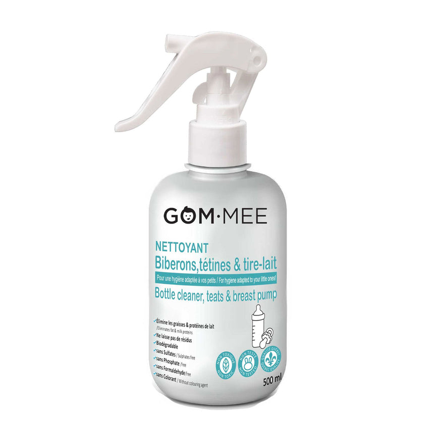 Nettoyant à Biberon, Tétines et Tire-Laits 500ml-Gom-mee-GOM-BEBE-BIB-CLÉMENT