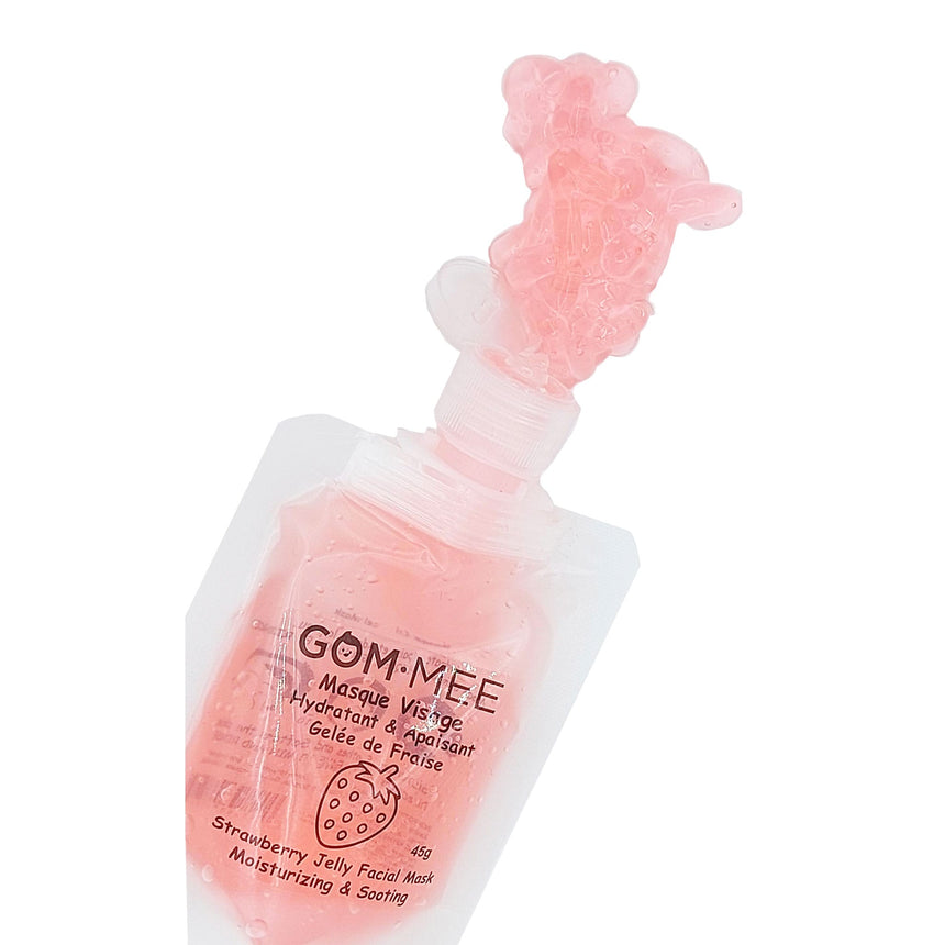 Masque Visage Gelée Fraise 45G-Gom-mee-GOM-GOM-MASFR-CLÉMENT