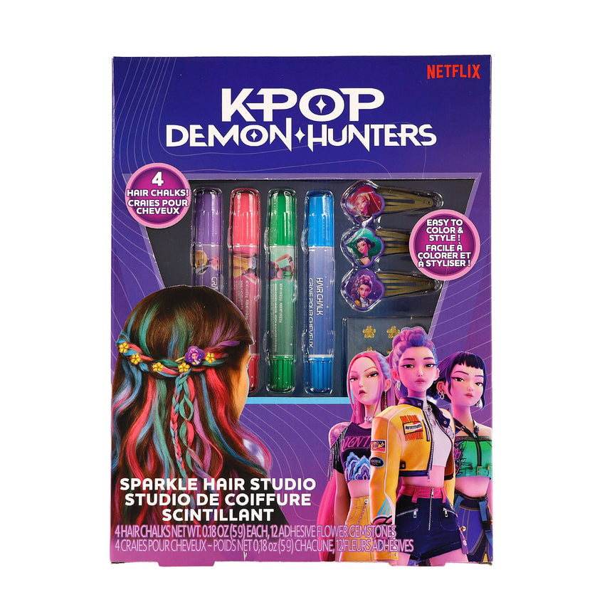Ensemble Studio Cheveux K-pop Demon hunter-Groupe Ricochet-GRI-KPRH3927-CLÉMENT
