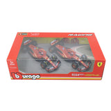 Ensemble de 2 Modèles Voitures SF24 - Charles Leclerc / Carlos Sainz-Groupe Ricochet-GRI-MADA4481-FE-CLÉMENT
