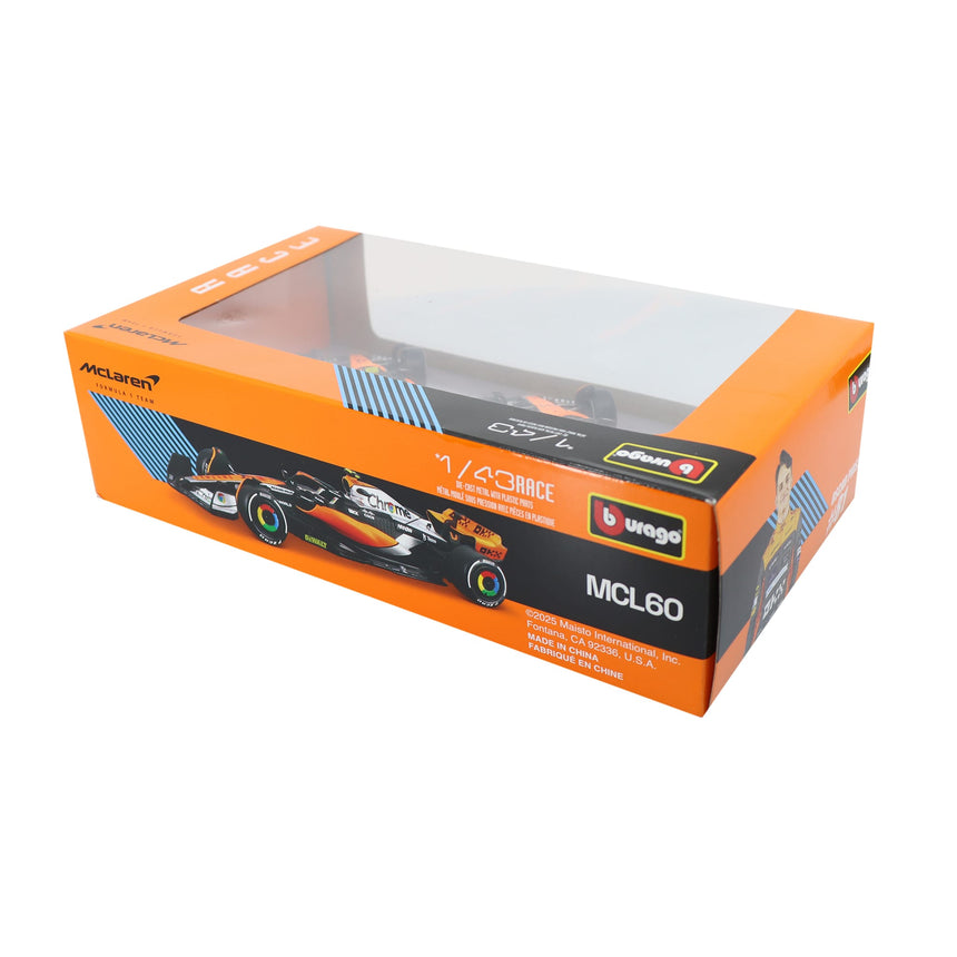 Ensemble de 2 Modèles Voitures MCL60 - Oscar Piastri / Lando Norris-Groupe Ricochet-GRI-MADA4481-MC-CLÉMENT