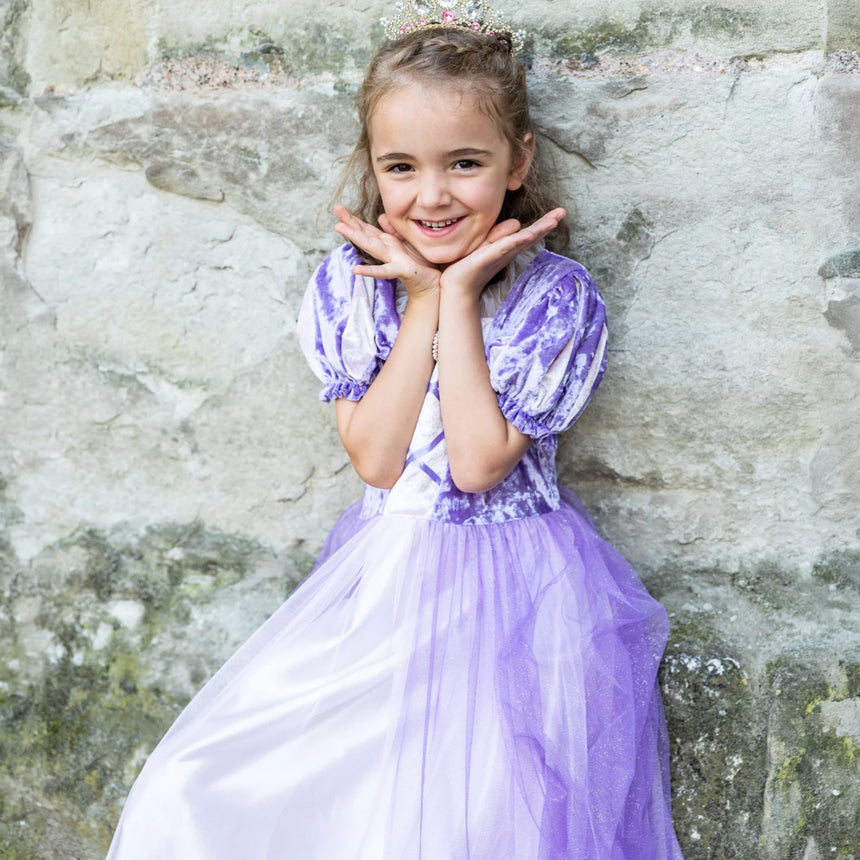 Robe de Princesse Raiponce - 5-6ans-Great Pretenders-GRP-34135-CLÉMENT