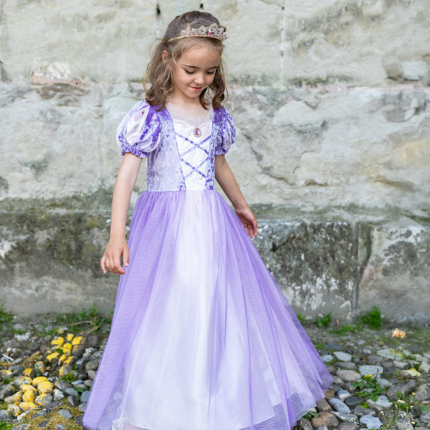 Robe de Princesse Raiponce - 5-6ans-Great Pretenders-GRP-34135-CLÉMENT