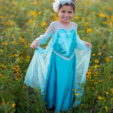 Robe Reine Des Neiges Avec Cap - Grandeur 5-6ans-Great Pretenders-GRP-38985-CLÉMENT
