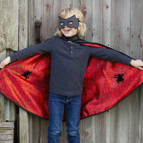 Cape Réversible Araignée/Chauve-Souris - 4-6ans-Great Pretenders-GRP-55273-CLÉMENT