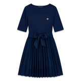 Robe Plissée Noeud 7-14ans-Guess Kids-Marine-7-GUE-J5YK23RC1S0M-CLÉMENT