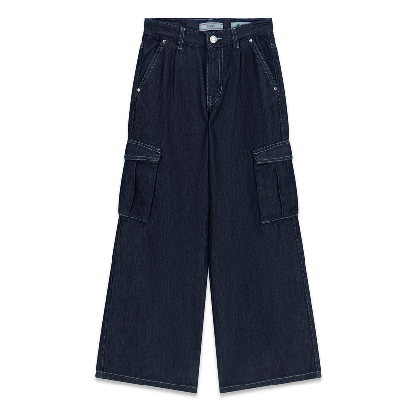 Jeans Évasé Cargo 7-14ans-Guess Kids-Denim-7-GUE-J6YA05D1212-CLÉMENT