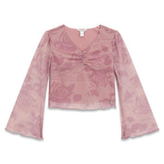Gilet Mesh Floral 7-14ans-Guess Kids-Rose-7-GUE-J6YH02K4325-CLÉMENT
