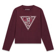 T-shirt Logo Brillant 7-14ans-Guess Kids-Bordeaux-7-GUE-J6YI07K3704-CLÉMENT