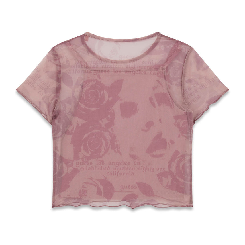 T-shirt Mesh Floral 7-14ans-Guess Kids-GUE-J6YI36K3775-CLÉMENT