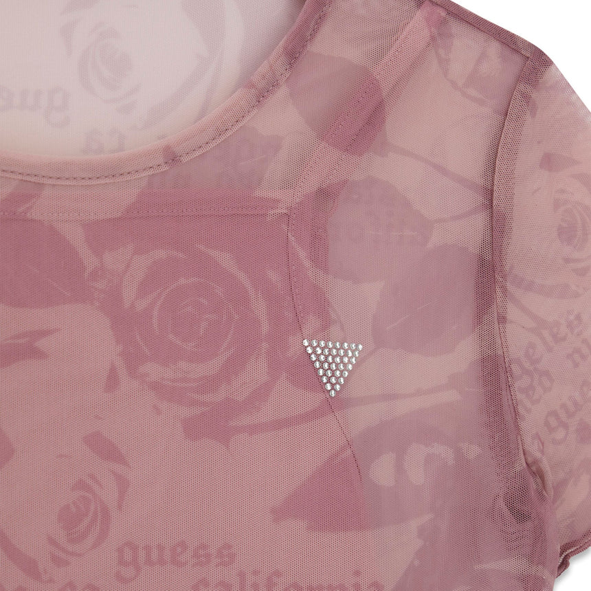 T-shirt Mesh Floral 7-14ans-Guess Kids-GUE-J6YI36K3775-CLÉMENT