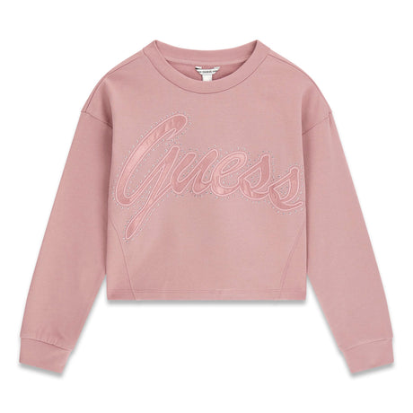 Gilet Ouaté Logo 7-14ans-Guess Kids-Rose-7-GUE-J6YQ02K4420-CLÉMENT