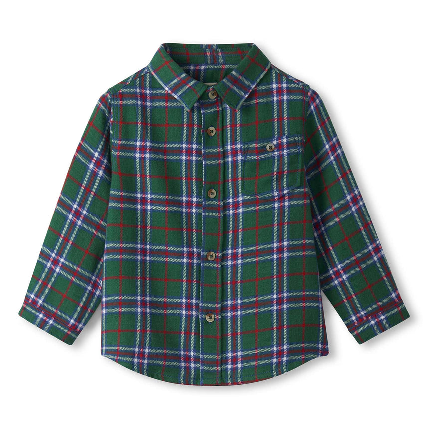 Chemise Carreaux Noël 6-24mois-Hatley-Forêt-6-9 m-HAT-F25HPT1548-CLÉMENT