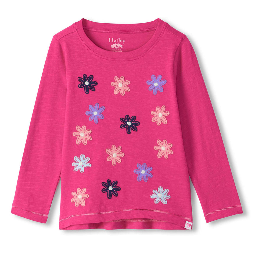 T-shirt Fleurs 3-8ans-Hatley-Fuchsia-3-HAT-F26VBK1228-CLÉMENT
