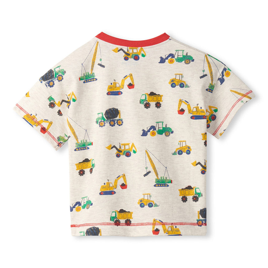 T-shirt Camions 6-24mois-Hatley-HAT-S26PCT1659-CLÉMENT